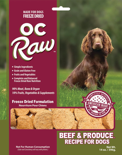 OC Raw - Freeze-Dried Sliders Dog Food