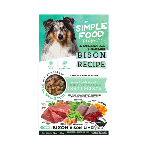 Simple Food Project - Freeze-Dried Raw Dog Food