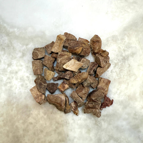 Golden Nibbles - Pork Heart - 3oz Bag - Freeze-Dried Treat for Dogs & Cats