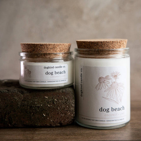 Dogkind Candle Co - Dog beach - coconut + lime