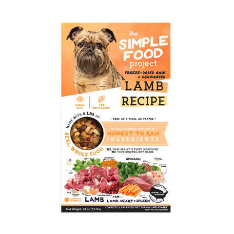 Simple Food Project - Freeze-Dried Raw Dog Food