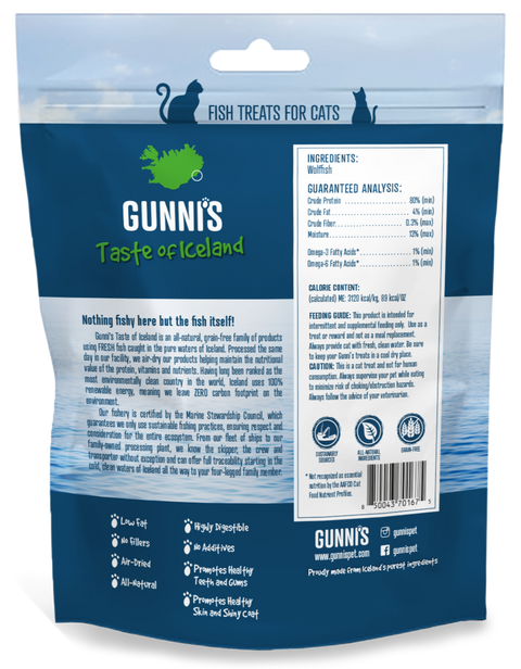 Gunni's Pet - CAT WOLFFISH MINI MORSELS
