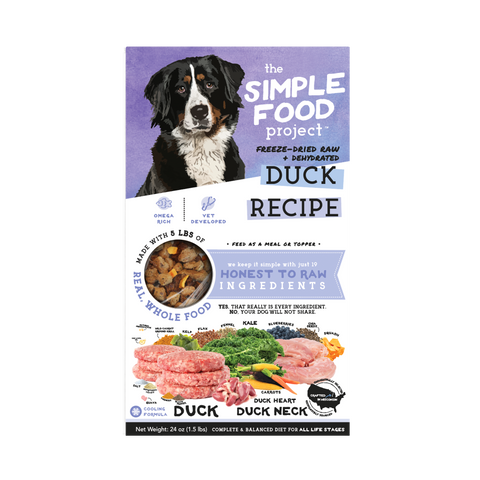 Simple Food Project - Freeze-Dried Raw Dog Food