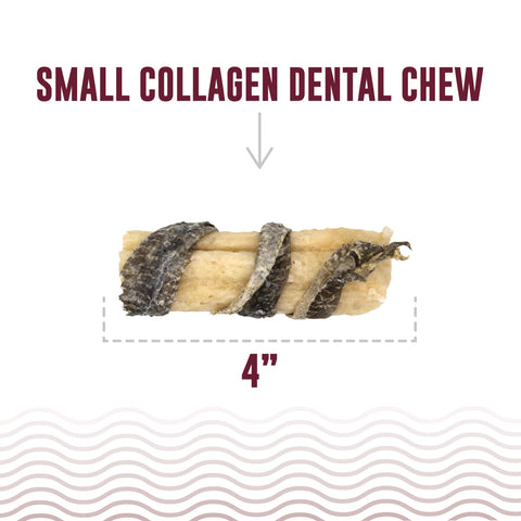 Icelandic+ - Beef Collagen Dental Chew Wrapped With Cod Skin  4"