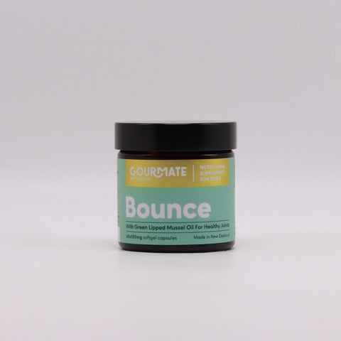 Gourmate Pet Treat Co. - Bounce With Green Lipped Mussel Oil for Healthy Joints