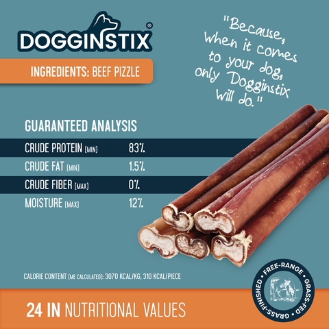 Dogginstix - 24" Cane Bully Sticks