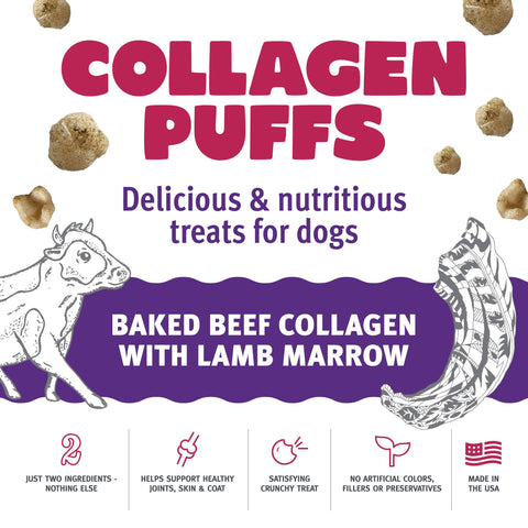 Icelandic+ - Beef Collagen Puffs with Marrow Treats for Dogs - 2.5oz