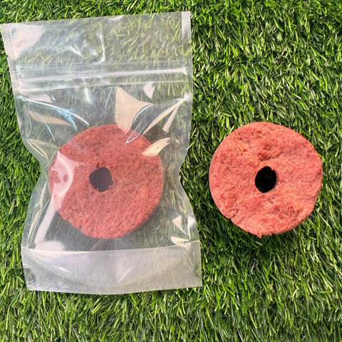 Golden Nibbles - Donut - Turkey & Cran - Freeze-Dried Treat for Dogs & Cats