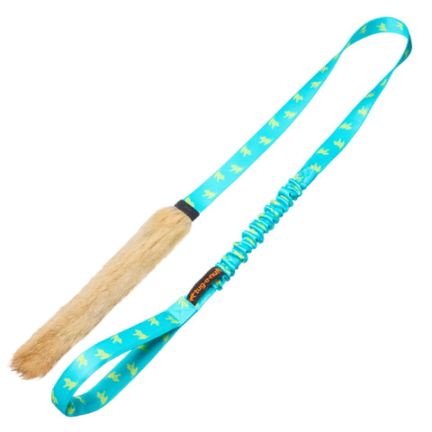 Tug-E-Nuff - Rabbit Fur Bungee Chaser | Responsibly Sourced | Tug-E-Nuff