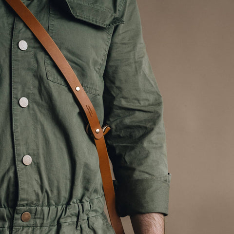 BAND&ROLL - Crossbody Dog Leather Leash. Lasso