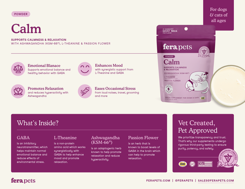 Fera Pets - Calm Goat Milk Topper
