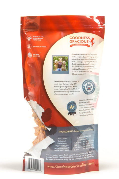 Goodness Gracious - Bikini Lamb (Human Grade, Nearly Naked Lamb Strips) - 6oz