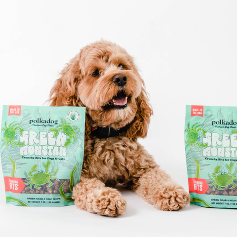 Polkadog - Green Monstah (Training Bits) - 7oz - Dog Treats