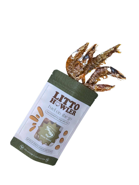 Litto Howler - White Shrimp | 3 oz (12-14 Whole, Head-On White Shrimps)