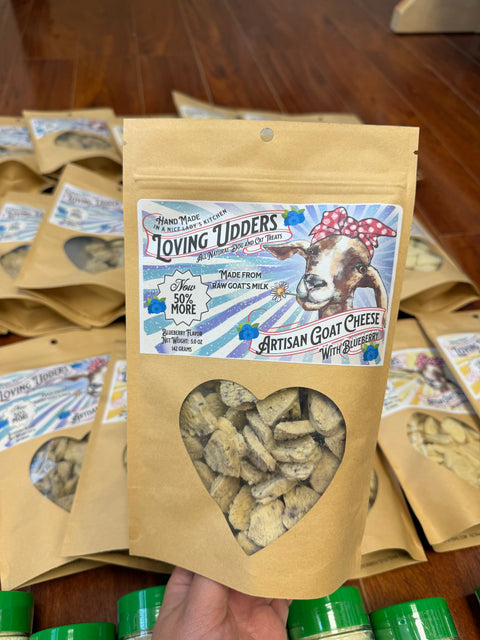 Loving Udders 100% Pure Goat Cheese Dog & Cat Treats