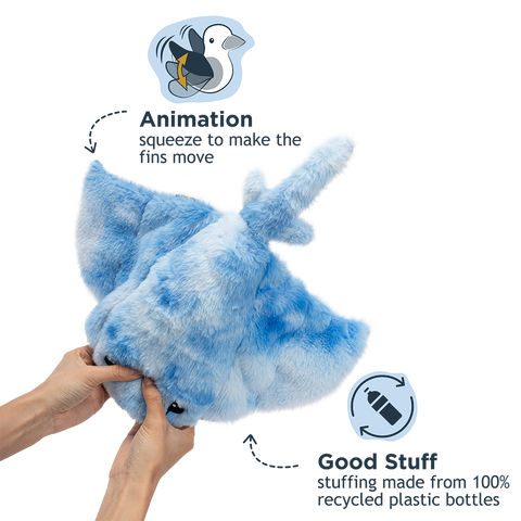 Tall Tails - Animated Manta Ray Dog Toy