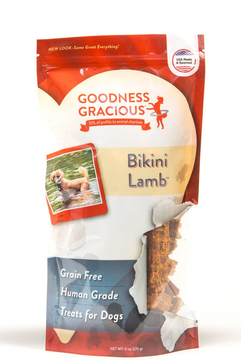 Goodness Gracious - Bikini Lamb (Human Grade, Nearly Naked Lamb Strips) - 6oz