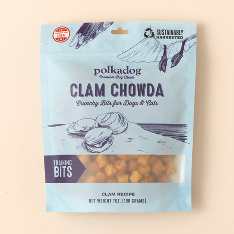 Polkadog - Clam Chowda Bits - 7oz - Dog Treats