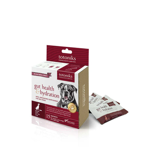 Totoniks Gut Health & Hydration Refill Pack – for big dogs over 33lb (15kg)