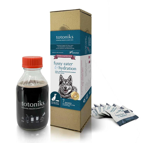 Totoniks Fussy Eater & Hydration Starter Pack – for big dogs over 33lb (15kg)