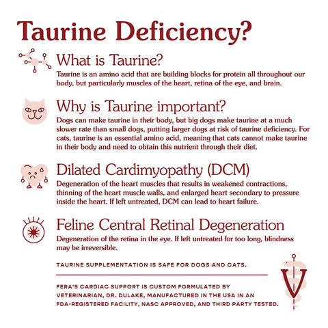 Fera Pets - Cardiac Support for Dogs and Cats Pet Supplement