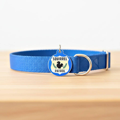 Bad Tags - Dog ID Tag with Personalized QR Code - Squirrel Patrol