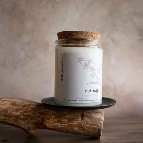 Dogkind Candle Co - Cat nap - violet + amber