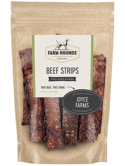 Farm Hounds - Beef Strips - All-Natural - 4.5 oz