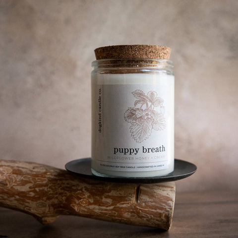 Dogkind Candle Co - Puppy breath - wildflower honey + cream