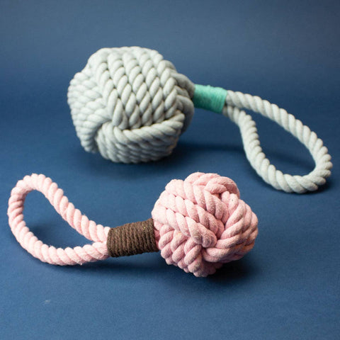 ADC Houndstone & Co. - Houndstone Large Rope Dog Toy - Grey