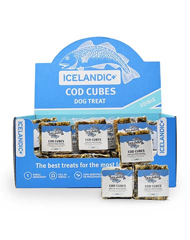 Icelandic+ - Cod Skin Large Cube Dog Treat