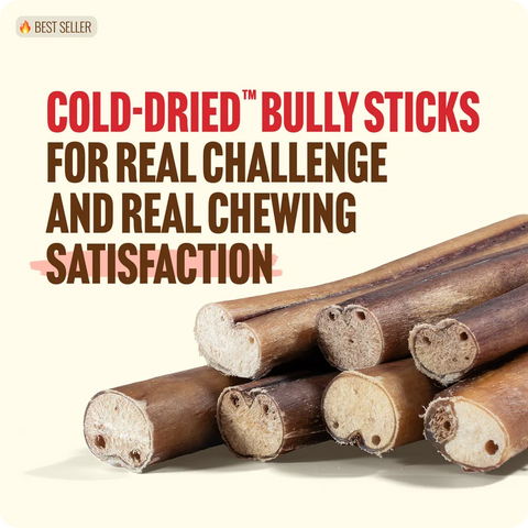 Natural Farm Cold-Dried Bully Sticks 6" – 5 Pack