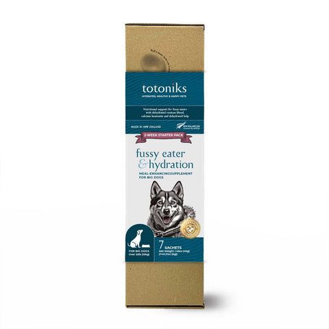 Totoniks Fussy Eater & Hydration Starter Pack – for big dogs over 33lb (15kg)