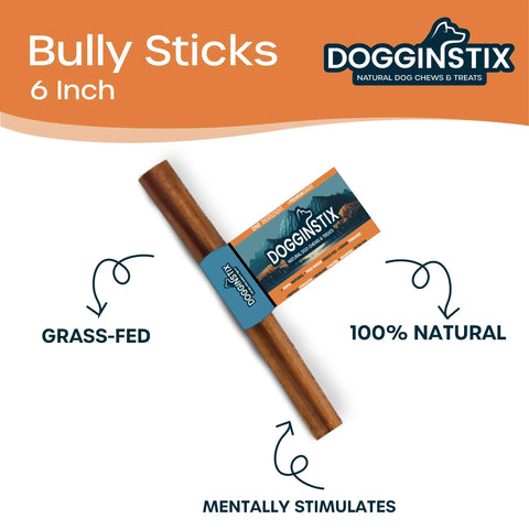 Dogginstix - 6" Jumbo Bully Sticks