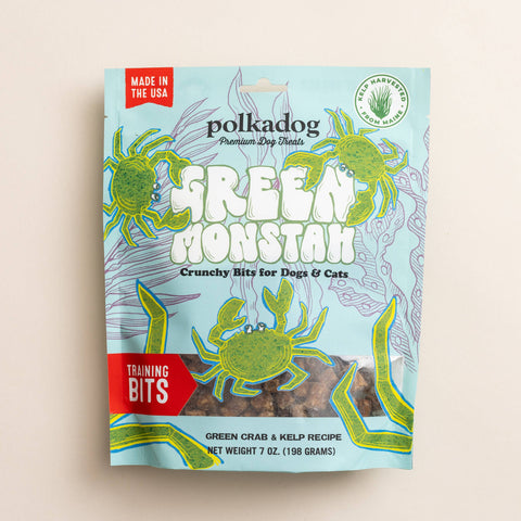 Polkadog - Green Monstah (Training Bits) - 7oz - Dog Treats