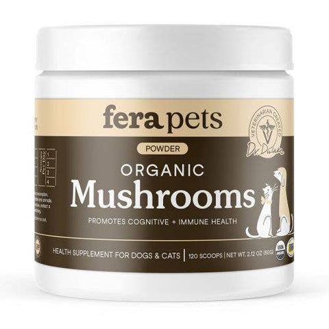 Fera Pets - USDA Organic Mushrooms - Immune Support for Dogs and Cats