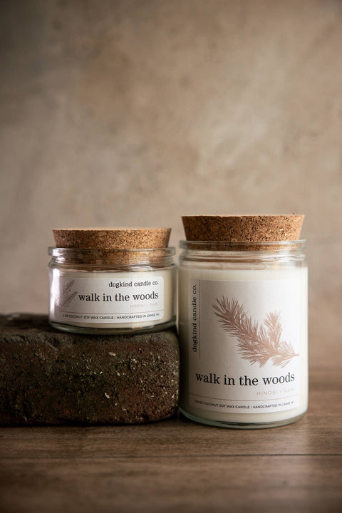 Dogkind Candle Co - Walk in the woods - hinoki + rain