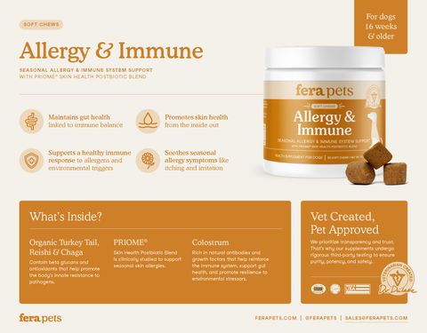 Fera Pets - Allergy & Immune Soft Chews for Dogs - 30ct