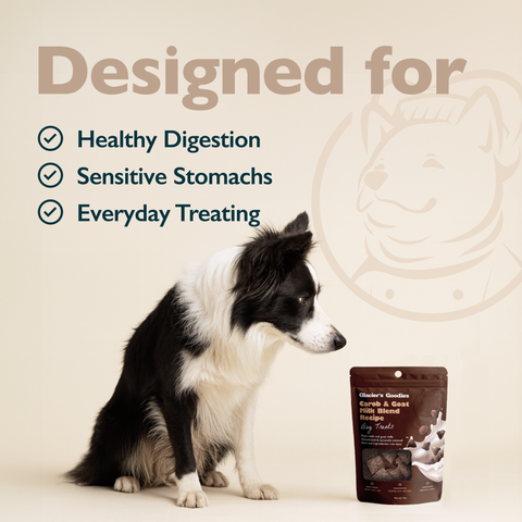 Glacier's Goodies - Goat Milk Dog Treats – Carob (7oz) 6pack