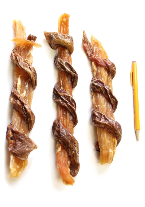 Medium chew - 12" Beef Combo Strap
