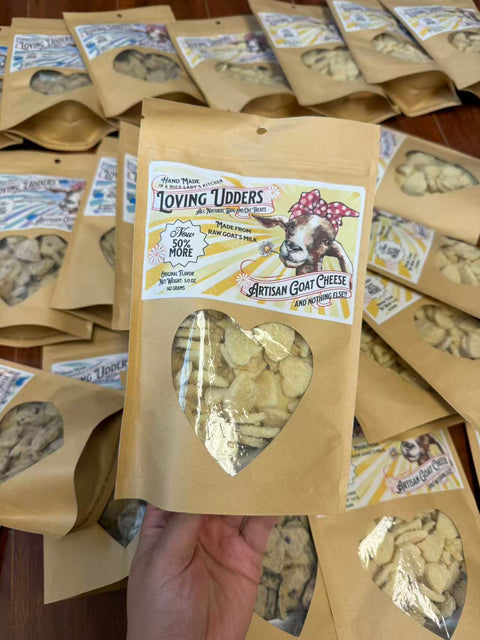 Loving Udders 100% Pure Goat Cheese Dog & Cat Treats