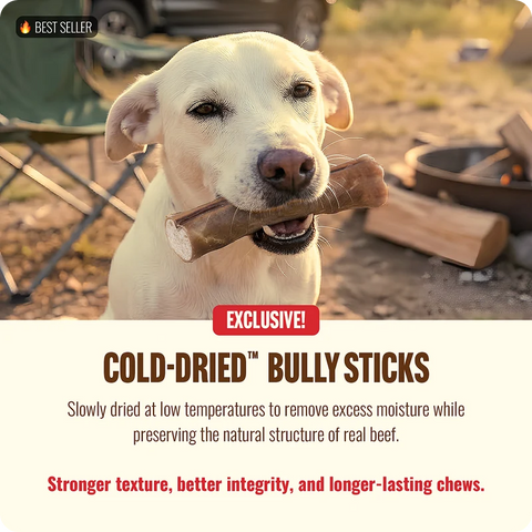 Natural Farm Cold-Dried Bully Sticks 6" – 5 Pack