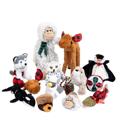 Tall Tails - Tall Tails Animated Spotted Snow Owl Dog Toy