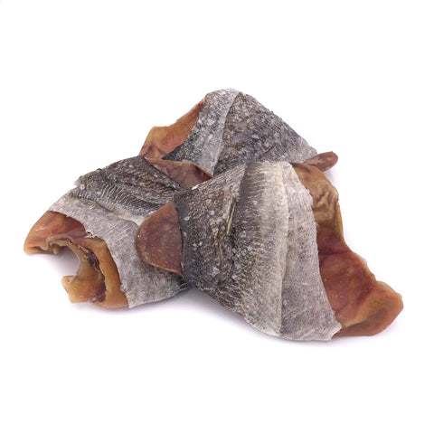 Icelandic+ - Fish Ear Cod Skin Wrapped Pig Ear Dog Treat: Default Title
