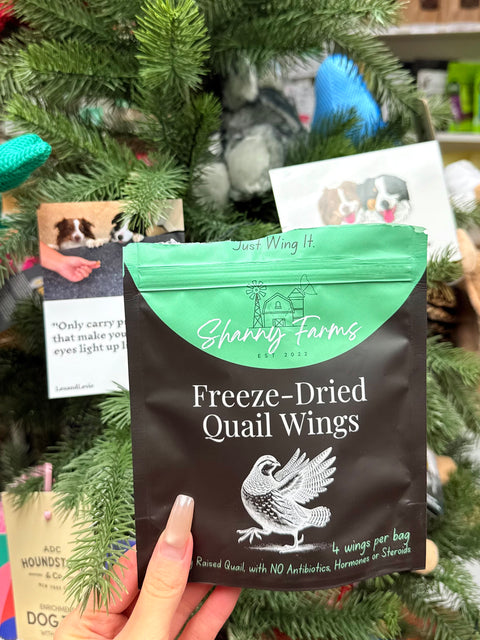 Shanny Farms Freeze-Dried Quail Wings for Pets
