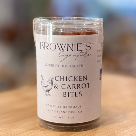 Brownie's Dog Treats - Chicken & Carrot Bites - Pocket Tube