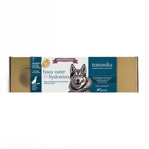 Totoniks Fussy Eater & Hydration Starter Pack – for big dogs over 33lb (15kg)