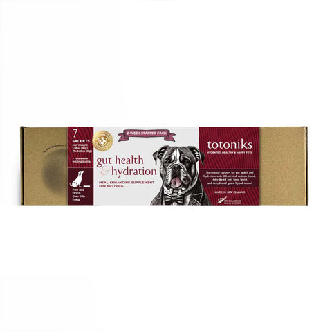 Totoniks Gut Health & Hydration Starter Pack – for big dogs over 33lb (15kg)