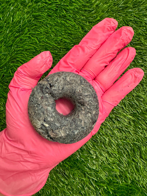 Golden Nibbles - Donut - Duck & Spirulina- Freeze-Dried Treat for Dogs & Cats