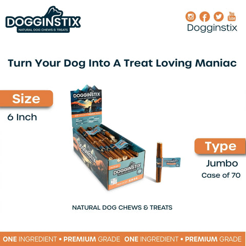 Dogginstix - 6" Jumbo Bully Sticks